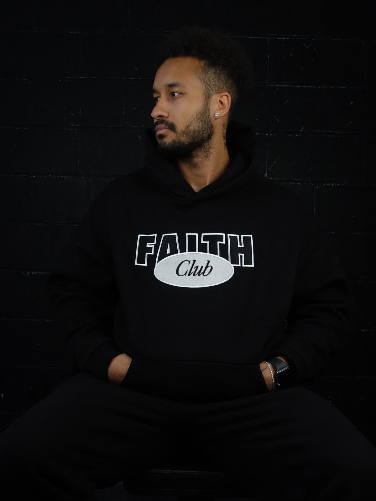 FAITH HOMETOWN HOODIE NOIR